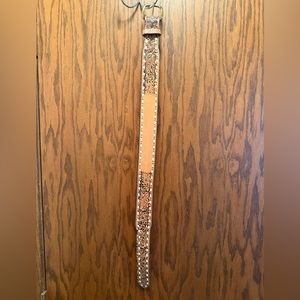 Tooled Leather Kid's Nocona Belt